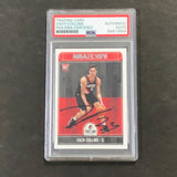 2017-18 NBA Hoops #260 ZACH COLLINS Signed Card AUT0 PSA Slabbed RC Blazers