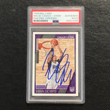 2016-17 NBA Hoops #63 Willie Cauley-Stein Signed Card AUTO PSA Slabbed Kings