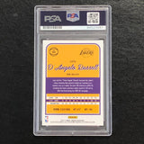 2016-17 Panini Donruss #64 D'Angelo Russell Signed Card AUTO PSA Slabbed Lakers