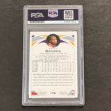 2004-05 Topps #176 Devean George Signed Card PSA Slabbed