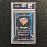 2017 NBA Hoops Faces of the Future #8 Frank Ntilikina Signed Card AUTO PSA Slabbed Knicks