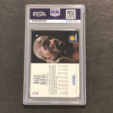 1993-94 Skybox #66 Dale Davis Signed Card PSA Slabbed Pacers