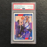 2016-17 NBA Hoops #233 Boban Marjanovic signed Auto Card PSA/DNA Slabbed Pistons