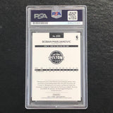 2016-17 NBA Hoops #233 Boban Marjanovic signed Auto Card PSA/DNA Slabbed Pistons
