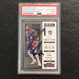 2017-18 Panini Contenders Season Ticket #99 Willie Cauley-Stein Signed Card AUTO PSA Slabbed Kings