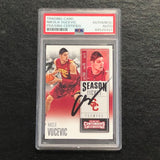 2016-17 Contenders Draft Picks Season Ticket #74 Nikola Vucevic Signed Card AUTO PSA Slabbed USC