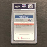 2003-04 Fleer #87 Kwame Brown Signed Card PSA Slabbed Wizards