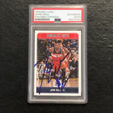 2017 NBA Hoops #244 John Wall Signed Card AUTO PSA Slabbed Wizards