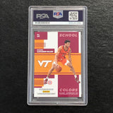 2019-20 Contenders Draft Picks #20 Nickeil Alexander-Walker Signed Card AUTO PSA Slabbed Virginia Tech