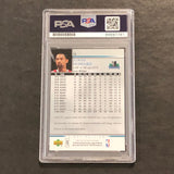 2007-08 Upper Deck #10 Juwan Howard Signed Card AUTO PSA/DNA Slabbed Rockets