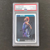 2014-15 NBA Hoops #282 PJ Hairston Signed Card AUTO PSA/DNA Slabbed RC Hornets