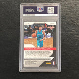 2018-19 Panini Prizm Red White Blue #44 Michael Carter-Williams Signed Card AUTO PSA/DNA Slabbed Rockets