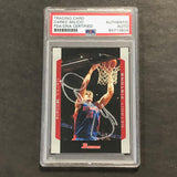 2004-05 Bowman #66 Darko Milicic Signed Card AUTO PSA Slabbed Pistons