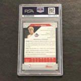 2004-05 Bowman #66 Darko Milicic Signed Card AUTO PSA Slabbed Pistons