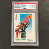 1991-92 Skybox #57 Rolando Blackman Signed Card AUTO PSA Slabbed Mavericks