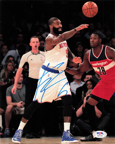 KYLE O'QUINN signed 8x10 photo PSA/DNA New York Knicks Autographed