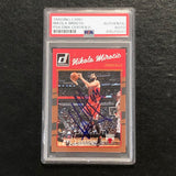 2016-17 Panini Donruss #13 Nikola Mirotic Signed Card AUTO PSA Slabbed Bulls