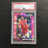 2018-19 Panini Prizm Pink Ice #157 Nikola Mirotic Signed Card AUTO PSA Slabbed Pelicans