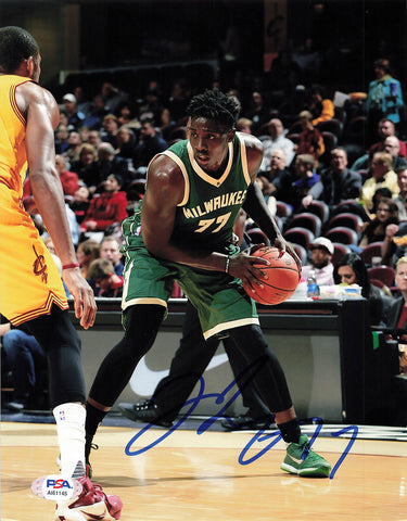 Johnny O'Bryant signed 8X10 photo PSA/DNA Milwaukee Bucks Autographed