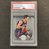 2013-14 Panini TC #165 Zaza Pachulia Signed Card AUTO PSA Slabbed Bucks