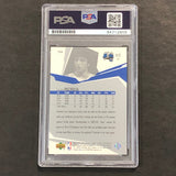 2003-04 Upper Deck Black Diamond #124 Zaza Pachulia Signed Card AUTO PSA Slabbed Magic
