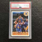 2013-14 NBA Hoops #119 KENT BAZEMORE Signed Card AUTO PSA Slabbed Warriors