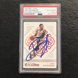 2015-16 Panini Excalibur #110 Kent Bazemore Signed Card AUTO PSA Slabbed Hawks