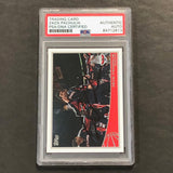 2009-10 Topps #7 Zaza Pachulia Signed Card AUTO PSA Slabbed Hawks