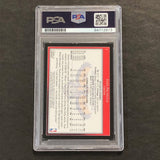 2009-10 Topps #7 Zaza Pachulia Signed Card AUTO PSA Slabbed Hawks
