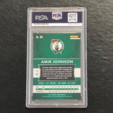 2015-16 Panini Prizm #88 Amir Johnson Signed Card AUTO PSA Slabbed Celtics