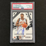 2009-10 Panini Rookies & Stars #63 Al Harrington Signed Card AUTO PSA Slabbed Knicks