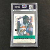 2001 SAGE HIT #24 Gerald Wallace Signed Card AUTO PSA Slabbed