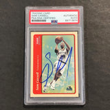 2003-04 Fleer Tradition #12 Sam Cassell Signed Card AUTO PSA Slabbed Minnesota Timberwolves