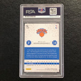 2016-17 Panini Excalibur #117 Willy Hernangomez Signed Card AUTO PSA Slabbed RC Knicks