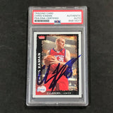 2008-09 Fleer #177 CHRIS KAMAN Signed Card AUTO PSA Slabbed Clippers