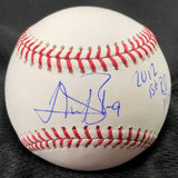 Lewis Brinson signed baseball PSA/DNA Miami Marlins autographed