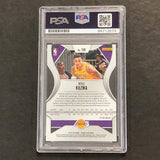2019-20 Panini Prizm #130 Kyle Kuzma Signed Card Auto PSA Slabbed Lakers