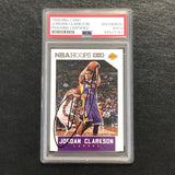 2015-16 NBA Hoops #223 Jordan Clarkson Signed Card AUTO PSA Slabbed Lakers