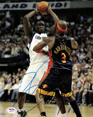 DESAGANA DIOP signed 8x10 photo PSA/DNA Dallas Mavericks Autographed