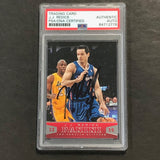 2013-14 Panini #82 J.J. Redick Signed Card AUTO PSA Slabbed Clippers