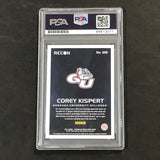 2021 Panini Chronicles Recon #128 COREY KISPERT Signed Card AUTO PSA Slabbed Gonzaga