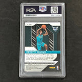 2018 Panini Prizm #288 Devonte' Graham Signed Card AUTO 10 PSA/DNA Slabbed RC Hornets