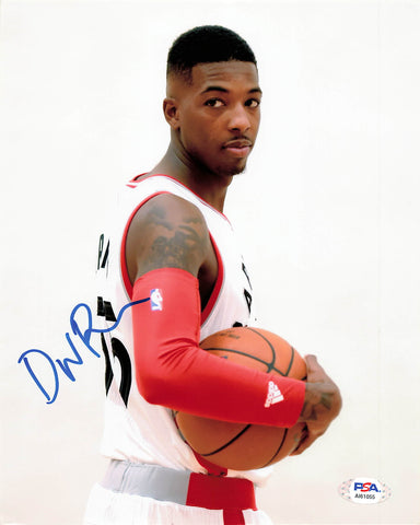 DELON WRIGHT signed 8x10 photo PSA/DNA Utah Utes Autographed Mavericks