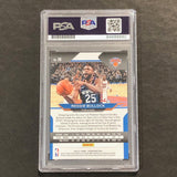2020-21 Panini Prizm #90 Reggie Bullock Signed Card AUTO PSA Slabbed Knicks