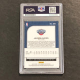 2020-21 NBA Hoops #205 Jaxson Hayes Signed Card AUTO PSA Slabbed Pelicans