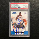 2016-17 Panini Threads #58 Victor Oladipo AUTO signed card PSA/DNA Signed Thunder