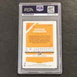 2019-20 Panini Donruss #111 Justise Winslow Signed Card AUTO PSA/DNA Slabbed Heat