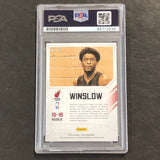 2015-16 NBA Hoops Faces of the Future #12 Justise Winslow Signed Card AUTO PSA/DNA Slabbed RC Heat