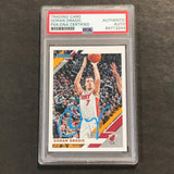 2019-20 Panini Donruss #107 Goran Dragic Signed Card AUTO PSA/DNA Slabbed Heat