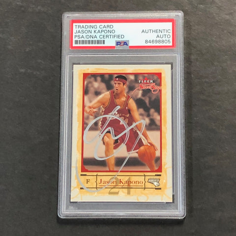 2004-05 Fleer Sweet Sigs #40 Jason Kapono Signed Card AUTO PSA/DNA Slabbed Bobcats